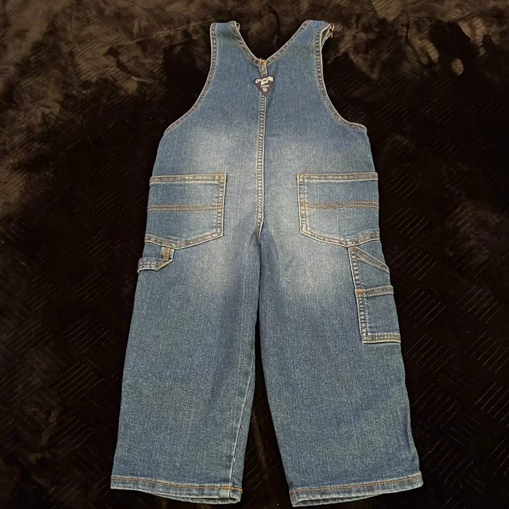 Oshkosh B’gosh Denim Overalls. Toddler boys size 3T